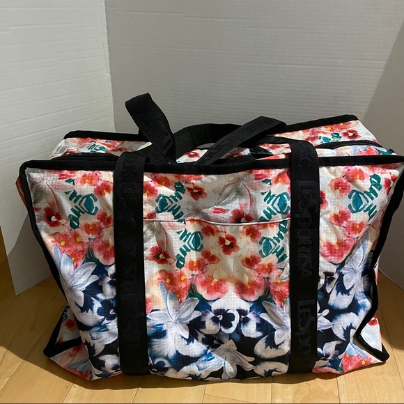Leaportsac floral large duffle bag - Picture 3 of 7